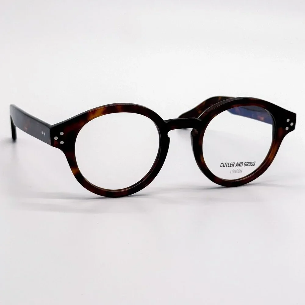NEW CUTLER AND GROSS EYEGLASSES CG1291V2 002 HAVANA UNISEX EYEWEAR